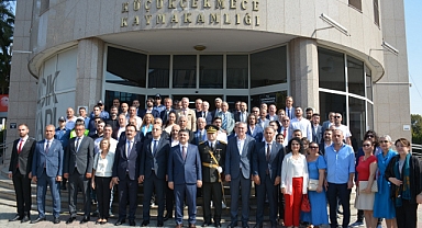 Küçükçekmece Kaymakamı veda etti.