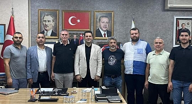 Küçükçekmece SK ,AK Parti İlçe Başkanı Av.Recep Şencan'ı ziyaret etti
