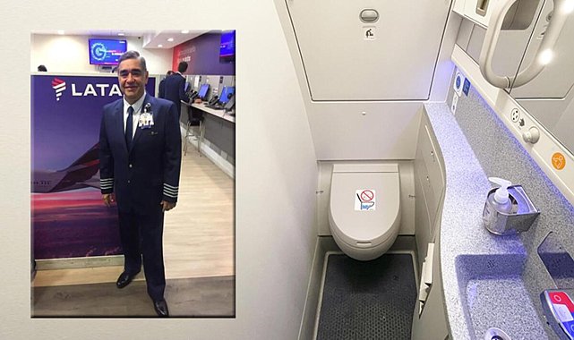 Pilot lavaboda hayatını kaybetti, havada korku dolu anlar!