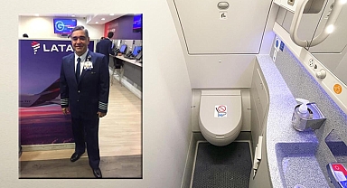 Pilot lavaboda hayatını kaybetti, havada korku dolu anlar!