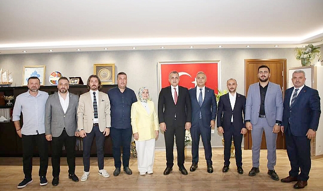 BBP'den Kaymakama hayırlı olsun ziyareti