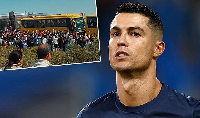 Cristiano Ronaldo, İran'da izdihama neden oldu! Binlerce insan sokağa döküldü
