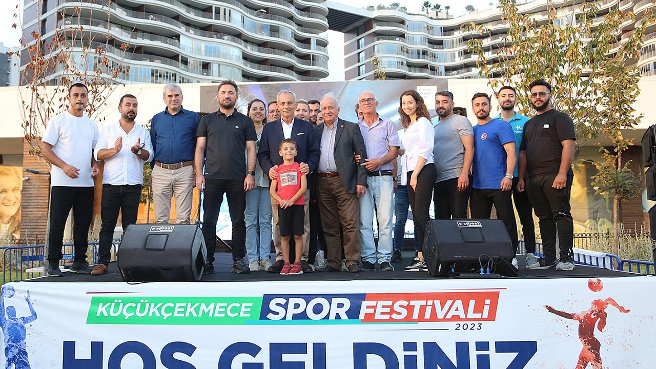 Küçükçekmece'de Spor Festivali sona erdi.