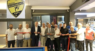 Küçükçekmece'nin İlk Bilardo Spor Kulübü açılışı yaptı.