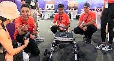 Liseli mucitlerden maden kazalarını önleyecek robot!