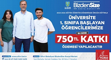 Silivri Belediyesi üniversite öğrencilerine destek