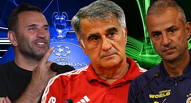 Galatasaray, Fenerbahçe ve Beşiktaş'ın Avrupa fikstürleri belli oldu! Şampiyonlar Ligi ve Konferans Ligi maç programı...