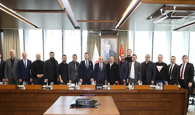 2. ve 3. Lig Kulüpler Birliği'nden TFF Başkanı Büyükekşi'ye teşekkür ziyareti