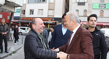 Aziz Yeniay Esnafla Buluştu: