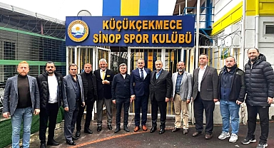 Kaymakam Anteplioğlu, Küçükçekmece Sinopspor Kulübü'nü ziyaret etti
