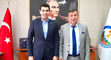 Canpolat'tan ,Başkan Utku Caner Çaykaraya hayırlı olsun’ ziyareti
