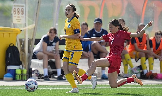 U16 Kız Millî Takımımız, Kazakistan'ı 5-0 Yendi