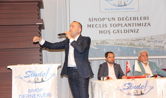 Sinop Dernekleri Federasyonu Meclis Toplantısı'nda Birlik ve Beraberlik Mesajı Verildi