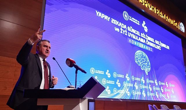 Spor Bakanı Dr. Osman Aşkın Bak Sporda başarı için yapay zekâyı kullanacağız.