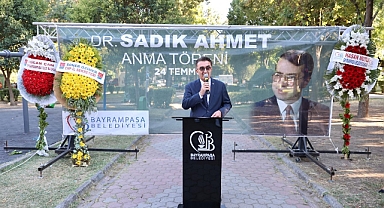 Dr. Sadık Ahmet 29. ölüm yıl dönümünde Bayrampaşa’da anıldı.