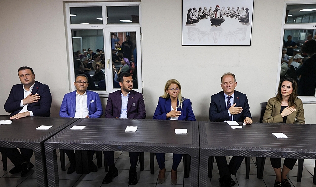 Ovalıoğlu, Alevi yurttaşların Hızır Lokması’na ortak oldu.