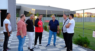 Başkan Orhan ve Yönetim kampı ziyaret etti