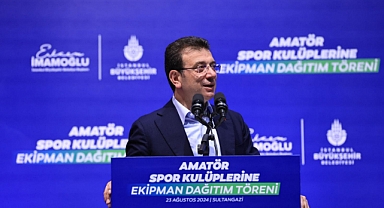 İBB, 20 branşta faaliyet gösteren, amatör spor kulübüne malzeme yardımı yaptı