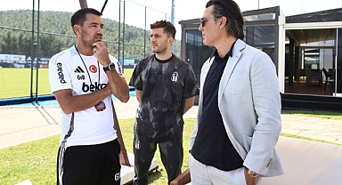 Kazancı ve Montella'dan Beşiktaş'a Ziyaret