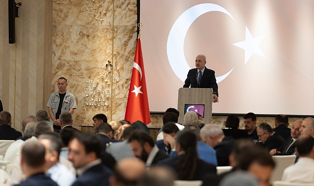 TBMM Başkanı Numan Kurtulmuş ,ilk andan itibaren hem millet olarak hem devlet olarak bütünleşik