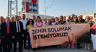 Ruhsatsız Çalışan Çimento Santrali Halkı İsyan Ettirdi