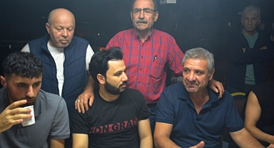 Sefaköy Kartalspor'da maçı öncesi futbolcuların mangal keyfi