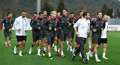 A Millî Takımımız, Karadağ Maçının Hazırlıklarına Başladı