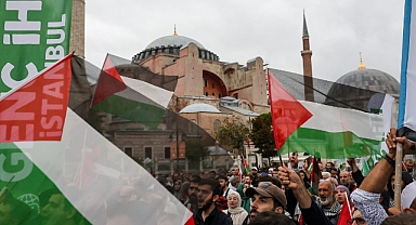 Binlerce kişi İsrail zulmüne ve şiddet olaylarına karşı yürüdü