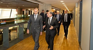 TFF Başkanı Hacıosmanoğlu, Galatasaray - Elfsborg Maçını İzledi