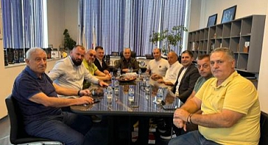 TFF Heyeti, Kosova Futbol Federasyonu Başkanı Ademi'yi Ziyaret Etti
