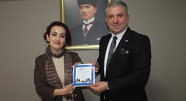 Ayla Çağlar, Değirmenci 'yi Ziyaret Etti.