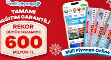 Milli Piyango'da 6 milyon ve 60 milyon liralık şanslı rakamlar belli oldu