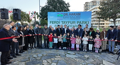 Bahçelievler'de Ferdi Tayfur Parkı açıldı