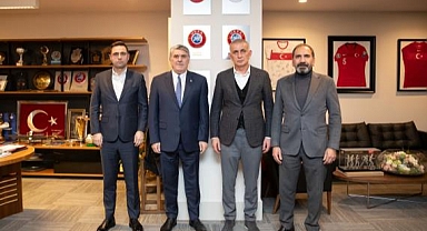 Beşiktaş Başkanı Serdal Adalı'dan TFF Başkanı Hacıosmanoğlu'na Ziyaret