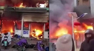 Çin'de facia: Pazar yerinde yangın