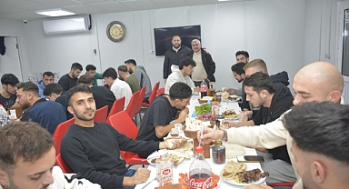 İFA spor'da Küçükçekmece spor maç öncesi moral yemeği