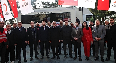 Küçükçekmece Kaymakamı Mustafa Anteplioğlu'nun desteğiyle,KAN Bağışı Kampanyası
