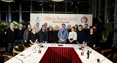İmamoğlu, Dünya Radyo Günü”nde radyocularla bir araya geldi