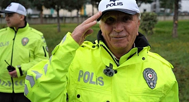 68 Yaşındaki Huzurevi Sakininin Polislik Hayali Gerçek Oldu