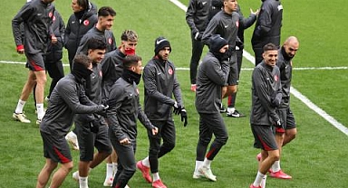 A Millî Takımımız, Ali Sami Yen Spor Kompleksi Rams Park'ta Çalıştı