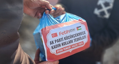 AK Parti Küçükçekmece Kadın Kolları’ndan Gazze’ye Ramazan Dayanışması