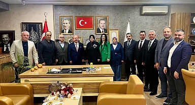 KÜDEF Başkanı Eyüp Sabri Atay'dan AK Parti Küçükçekmece Teşkilatına Nezaket Ziyareti