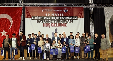 19 Mayıs Atatürk'ü Anma, Gençlik ve Spor Bayramı Satranç Turnuvası düzenlendi.