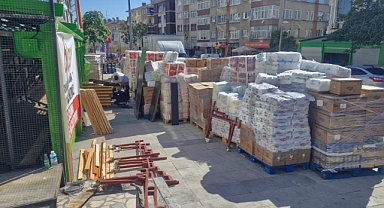 Biçen Market Şube Açılışı Öncesi Kaldırım İşgali Tepki Topluyor