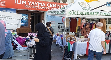 Küçükçekmece İHH İlçe Temsilciliği’nden Filistin ve Gazze İçin Yardım Kermesi
