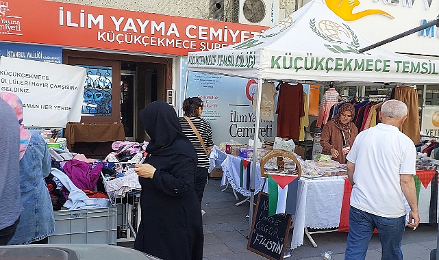 Küçükçekmece İHH İlçe Temsilciliği’nden Filistin ve Gazze İçin Yardım Kermesi