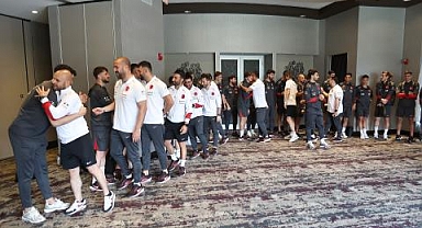 A Millî Takımda Bayramlaşma Töreni Yapıldı