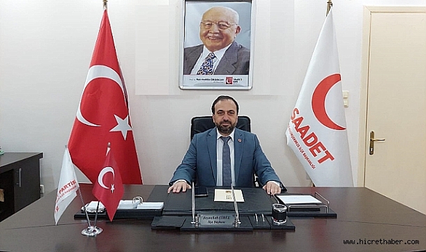 Saadet Partisi Küçükçekmece İlçe Başkanı Feyzullah Cürük'ten Kurban Bayramı Mesajı