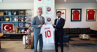 Bangladeş Gençlik ve Spor Bakanı'ndan TFF Başkanı Hacıosmanoğlu'na Ziyaret