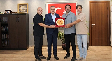 Spor Kulübü Temsilcilerinden Kaymakam Mustafa Anteplioğlu’na Nezaket Ziyareti